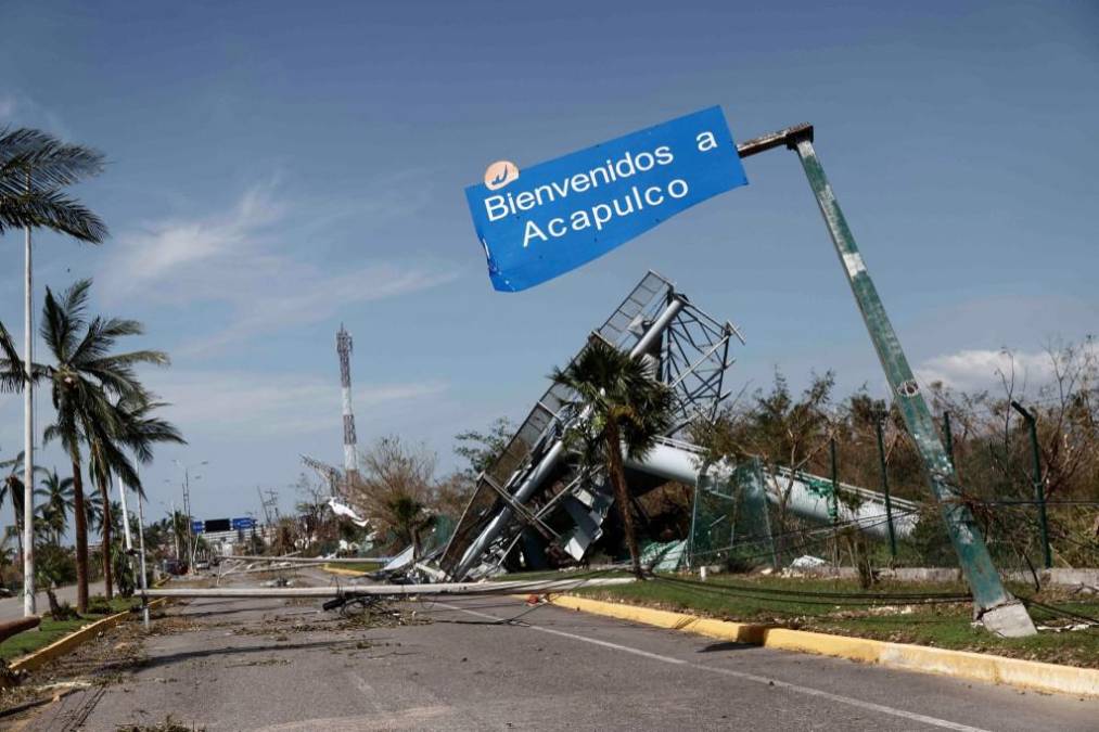 Así quedó Acapulco tras el paso del Huracán Otis