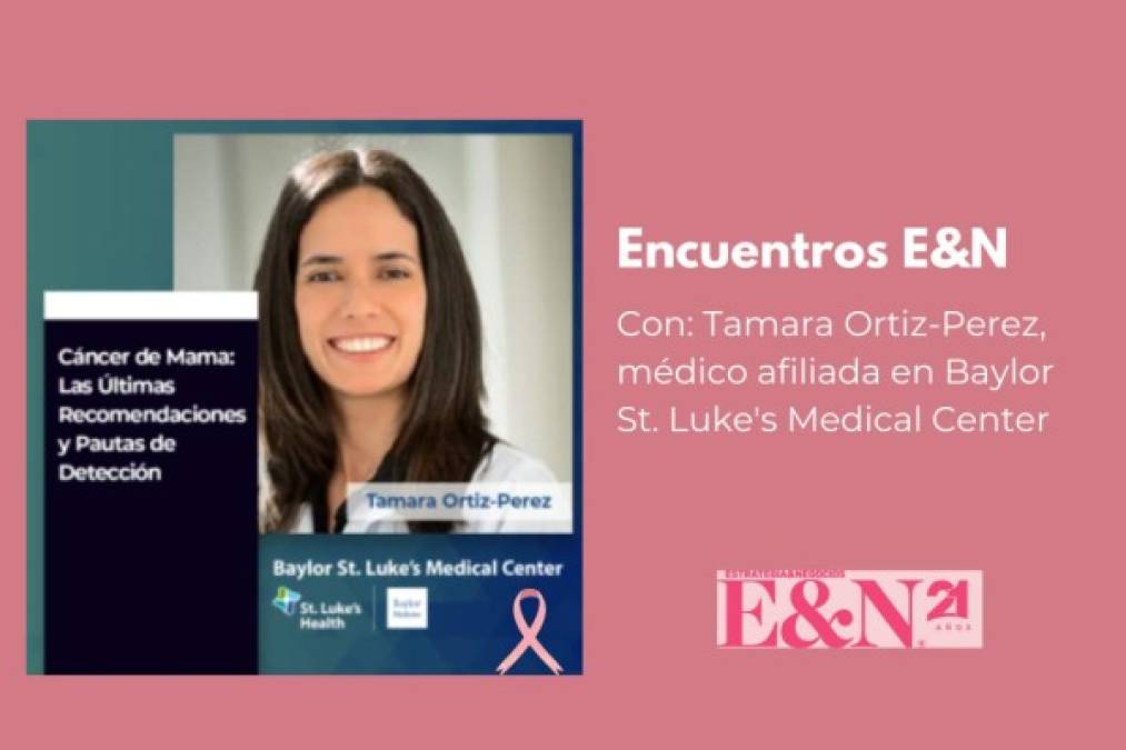 Tamara Ortiz-Perez hablará sobre detección temprana del cáncer del mama en conversatorio virtual Mujeres Desafiantes