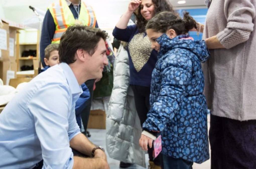 Justin Trudeau: 'Canadá les da la bienvenida'