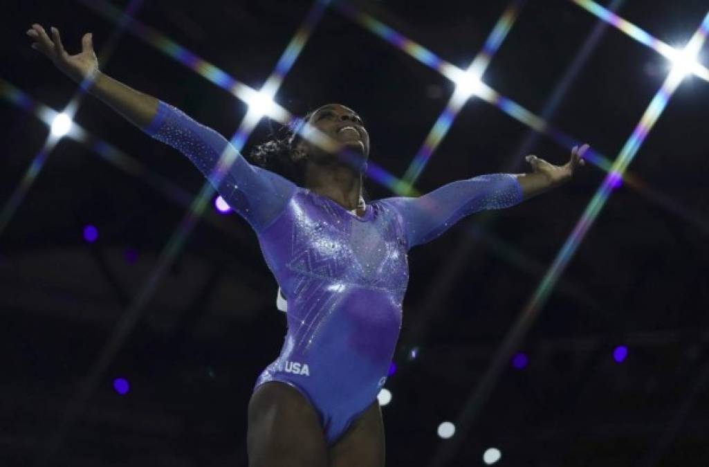 Simone Biles logra estratosférico récord en el mundo de la gimnasia