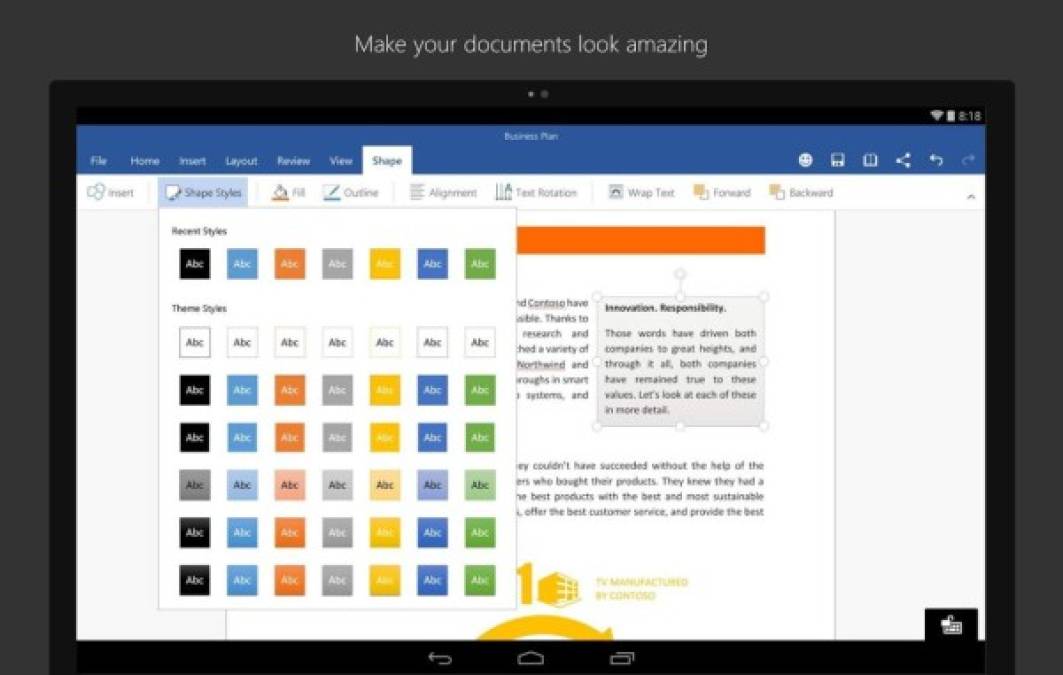 Word, Excel y Powerpoint llegan a los Android