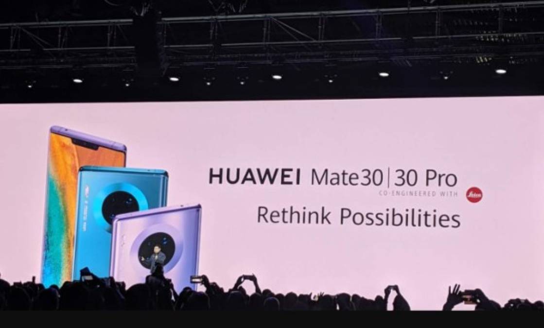 Huawei presenta Mate 30 sin Android a pleno rendimiento