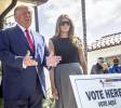 <i>El voto del presidente Donald Trup y la primera dama Melania Trump inaugura el ciclo de elecciones que tiene su hito el próximo 3 de noviembre. (Foto: EFE)</i>