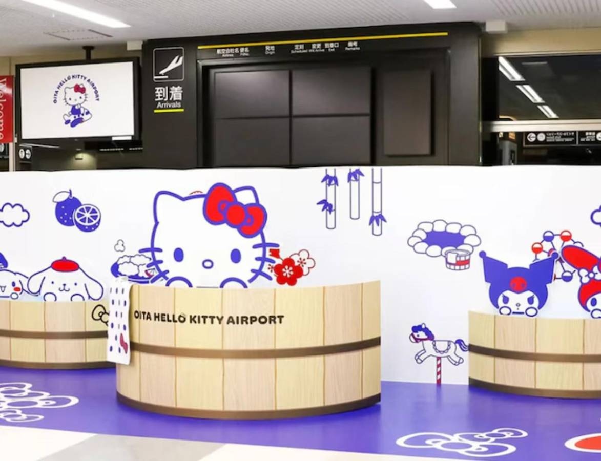 Aeropuerto en Japón cuenta con la temática de Hello Kitty