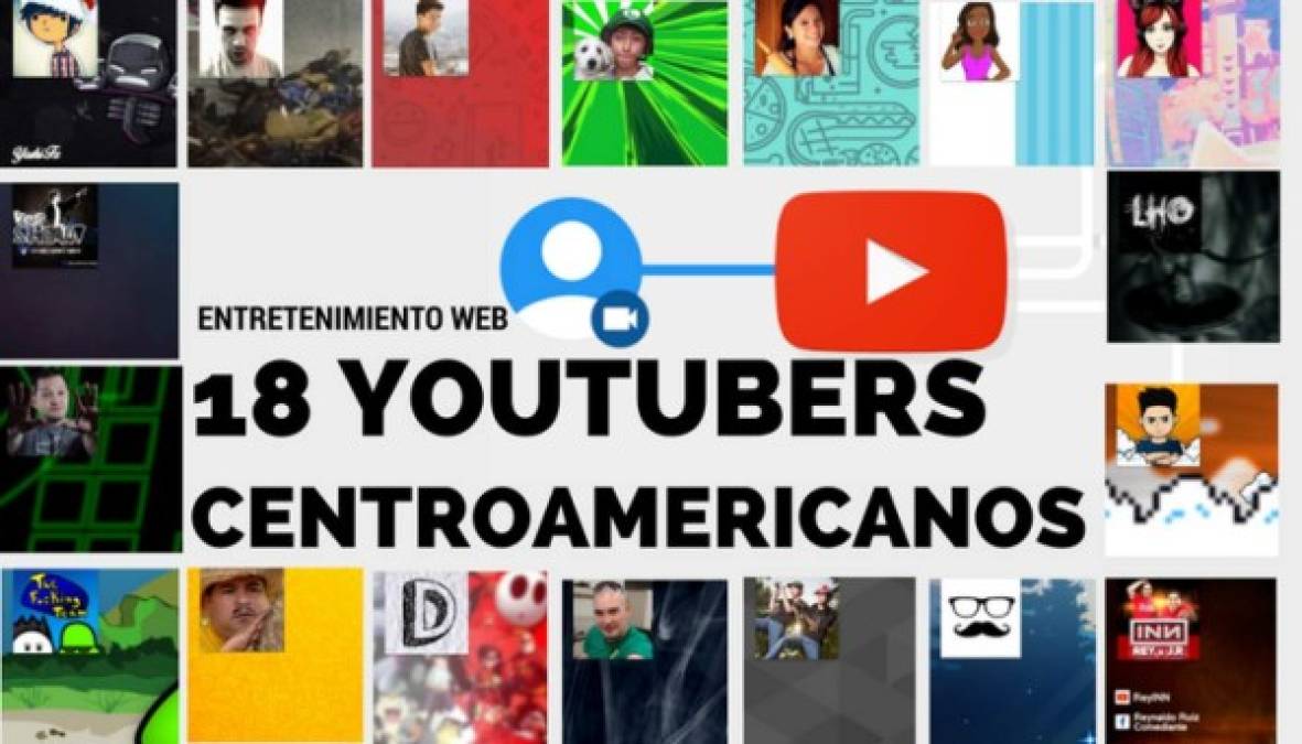 Los 18 youtubers más populares de Centroamérica  