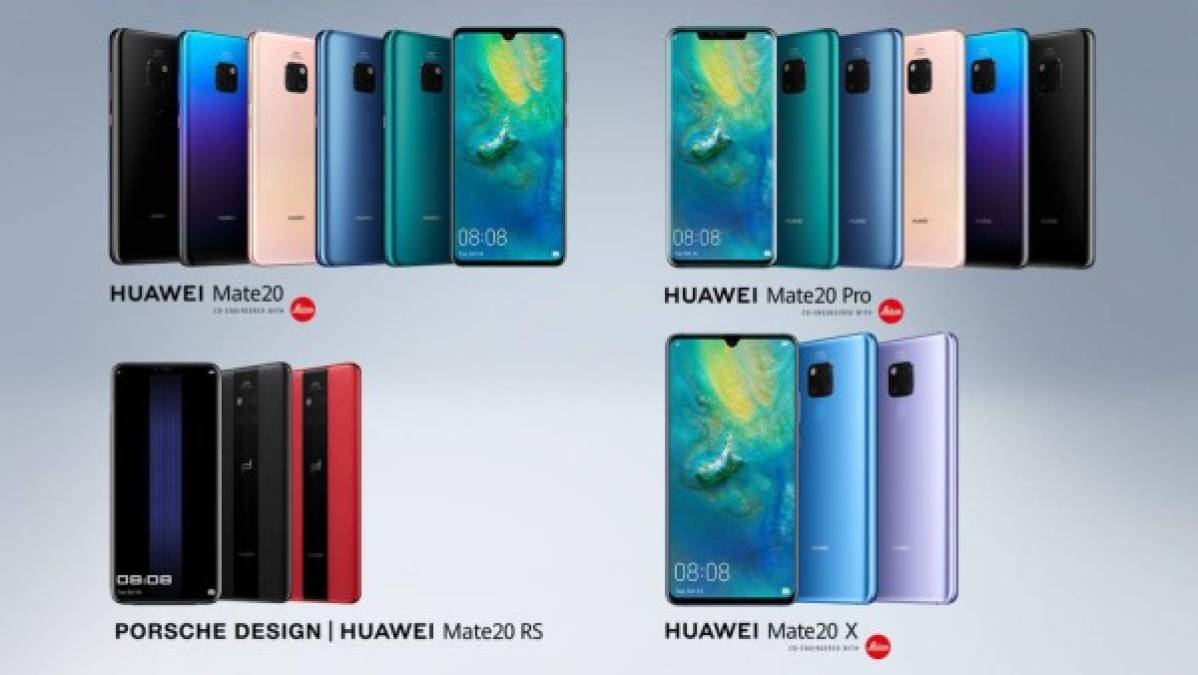 Huawei presenta la serie Mate 20 y reclama el trono en la alta gama