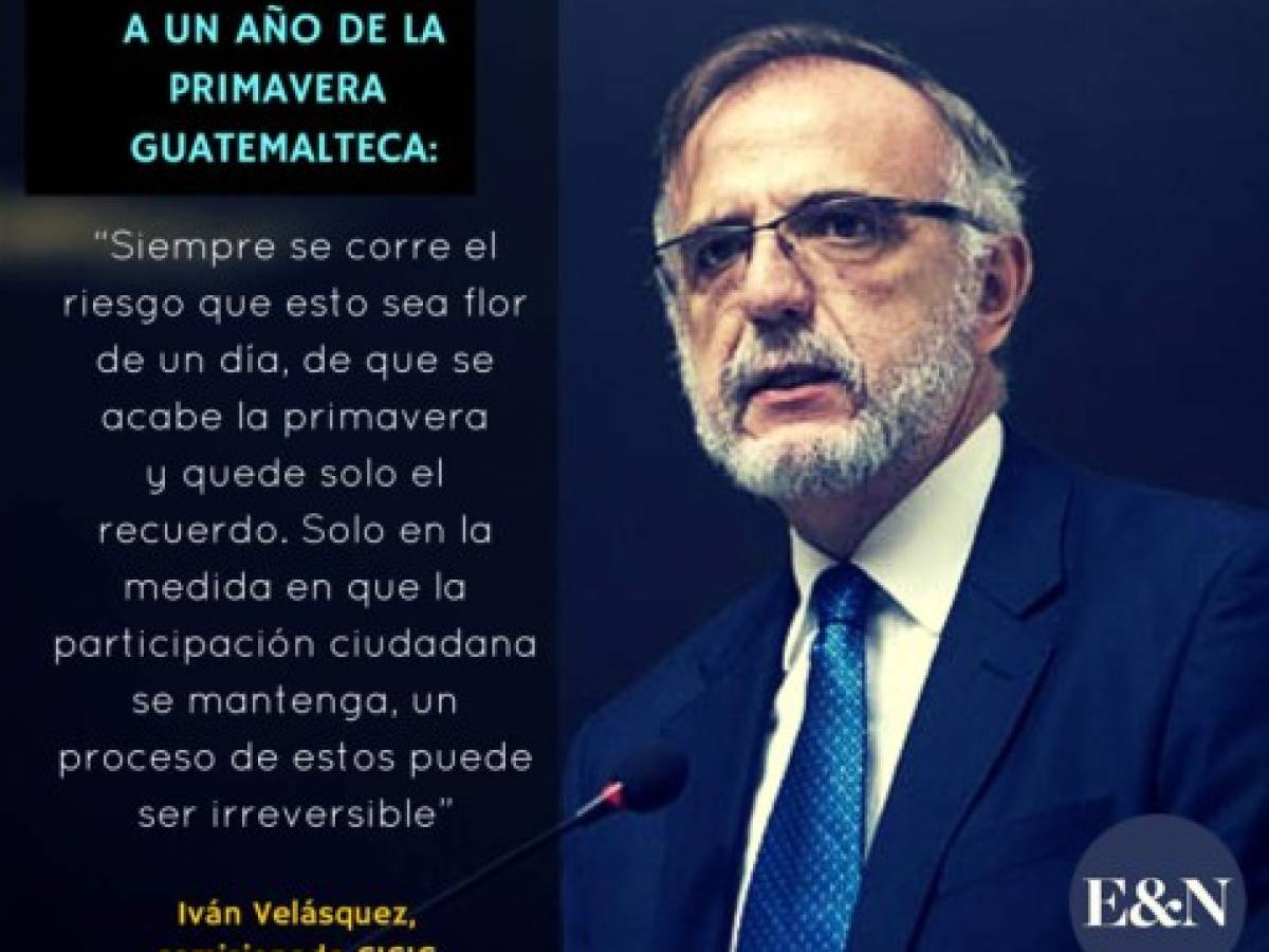 Iván Velásquez, comisionado de Cicig: 'No estamos condenados a vivir en la impunidad”