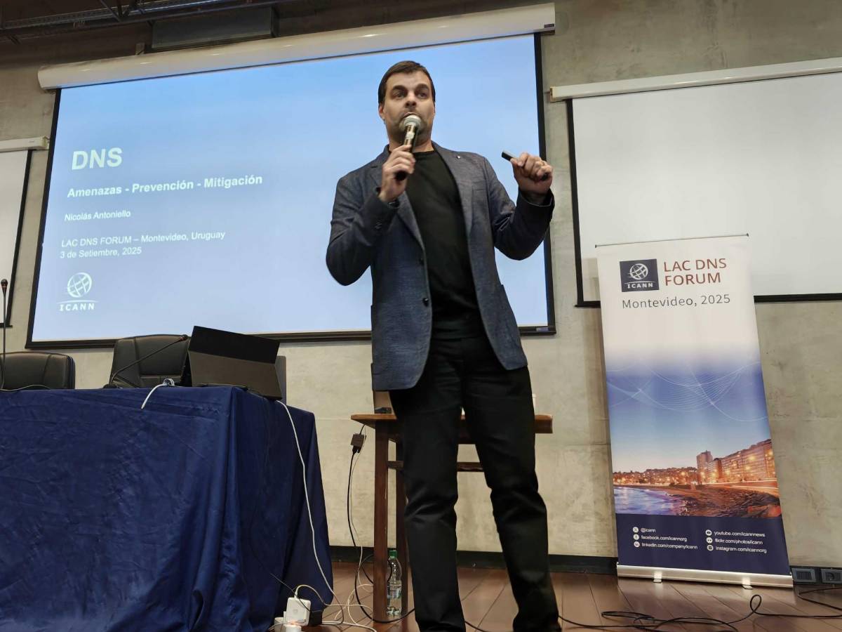 <b>Nicolás Antoniello, Gerente Sénior de Participación Técnica de ICANN. (Foto: Cortesía)</b>