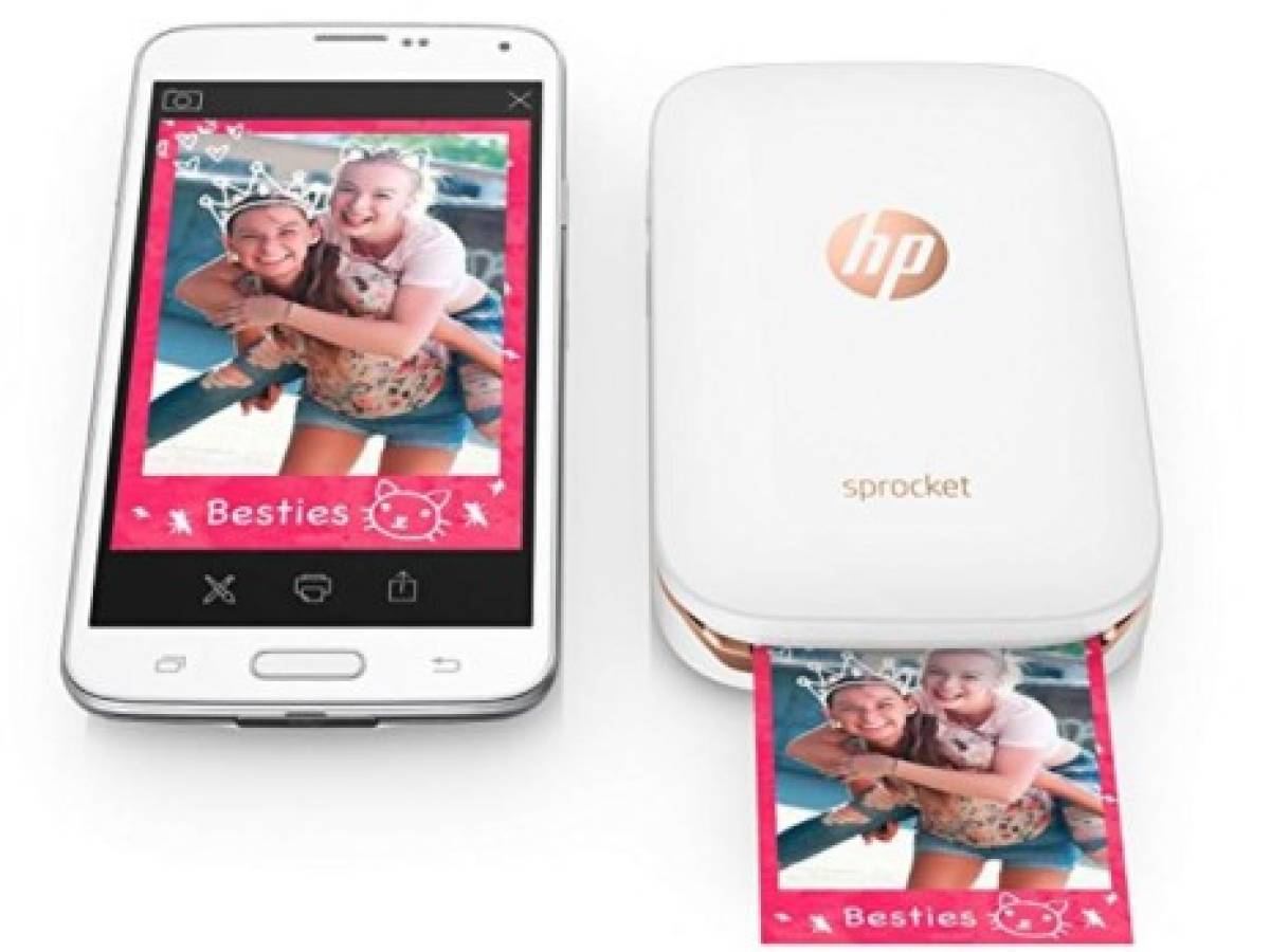 HP Sprocket imprime sin necesidad de tinta, ni cables