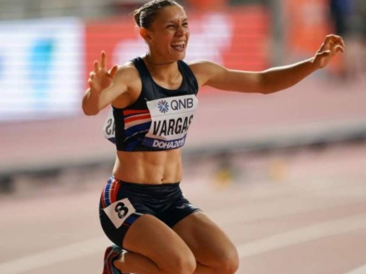Costarricense Andrea Vargas logra quinto lugar en Mundial de Atletismo en Doha