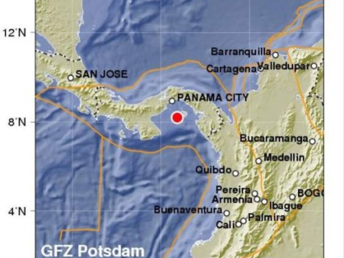 Sismo de 5.0 se registra en Panamá