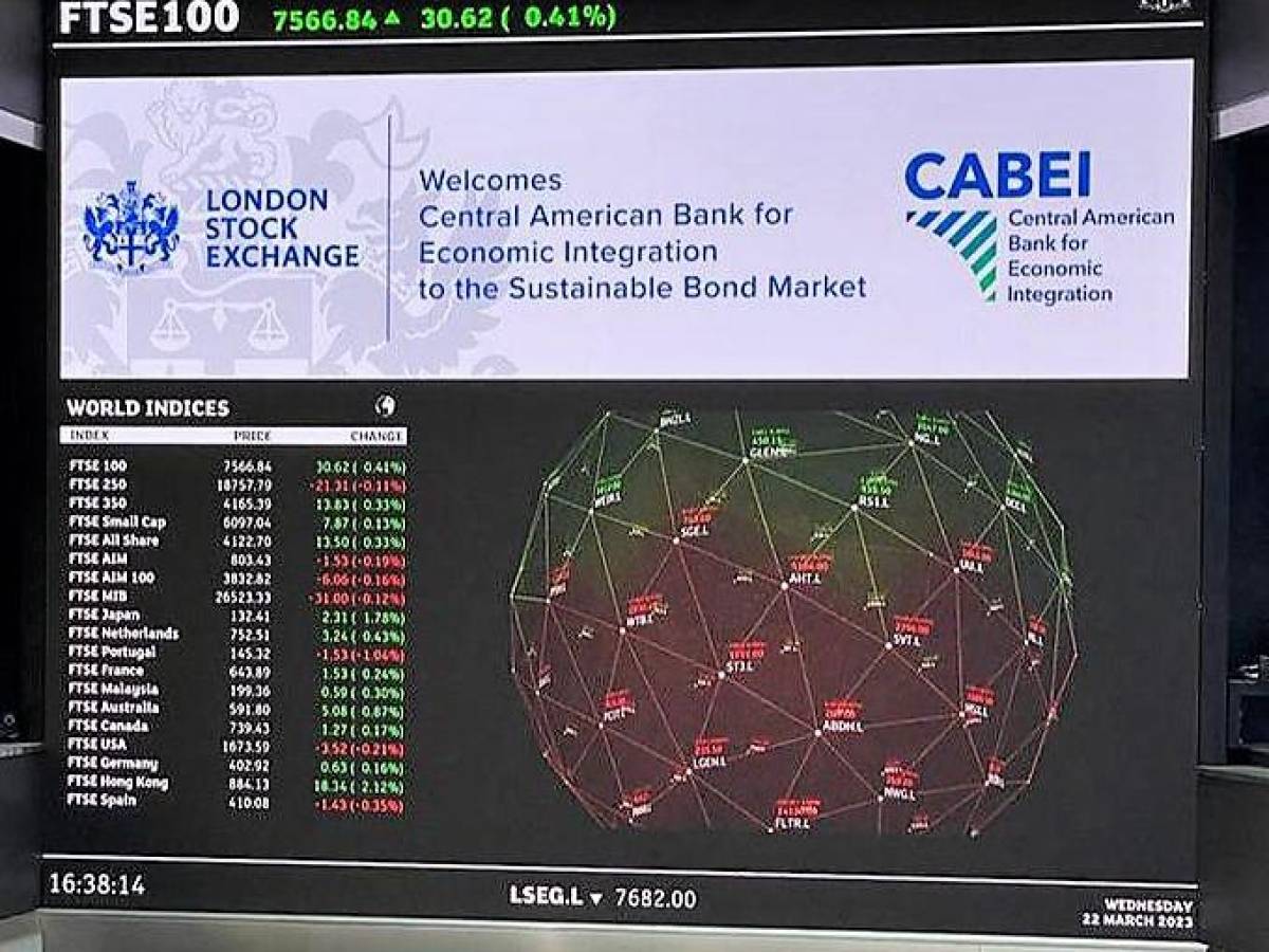 BCIE llega con emisión de bono a la Bolsa de Valores de Londres
