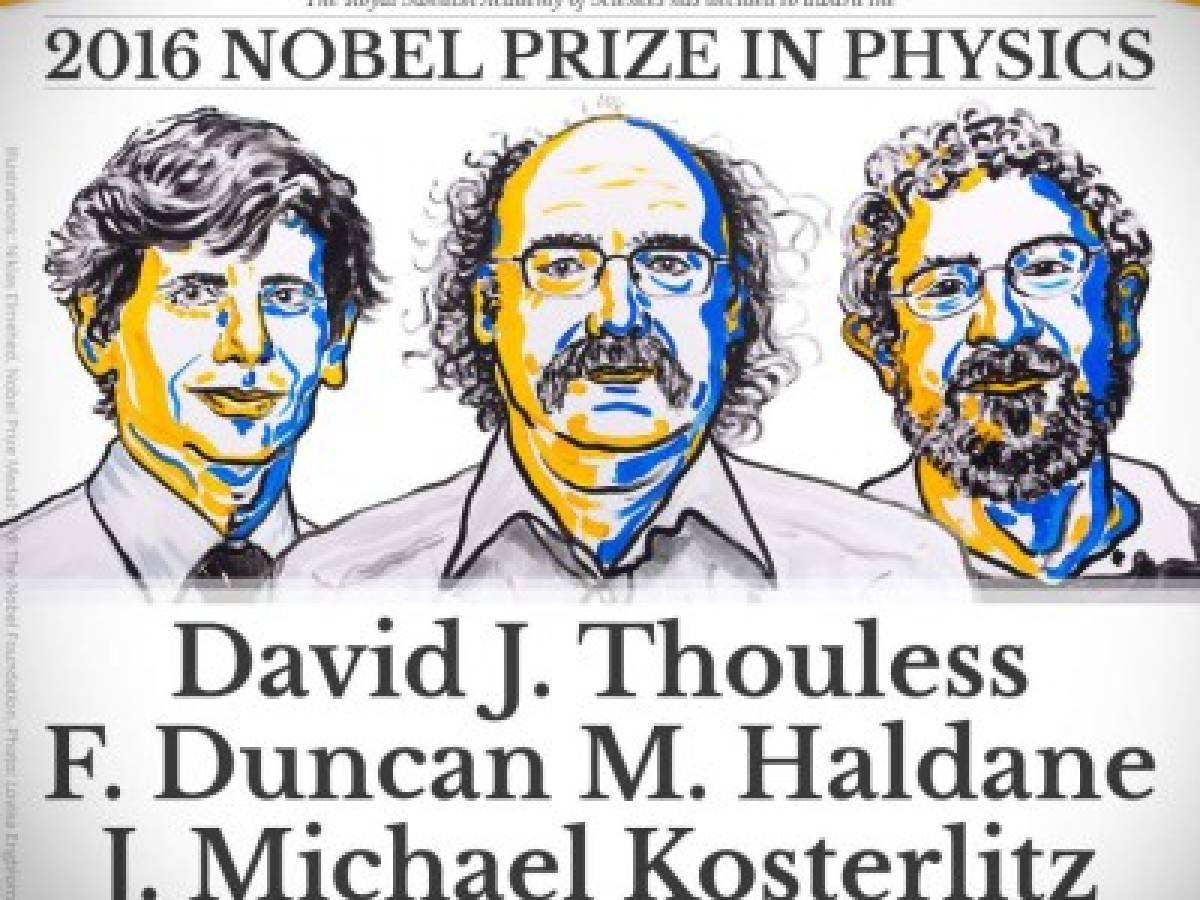 Nobel de Física a británicos por estudios sobre la materia