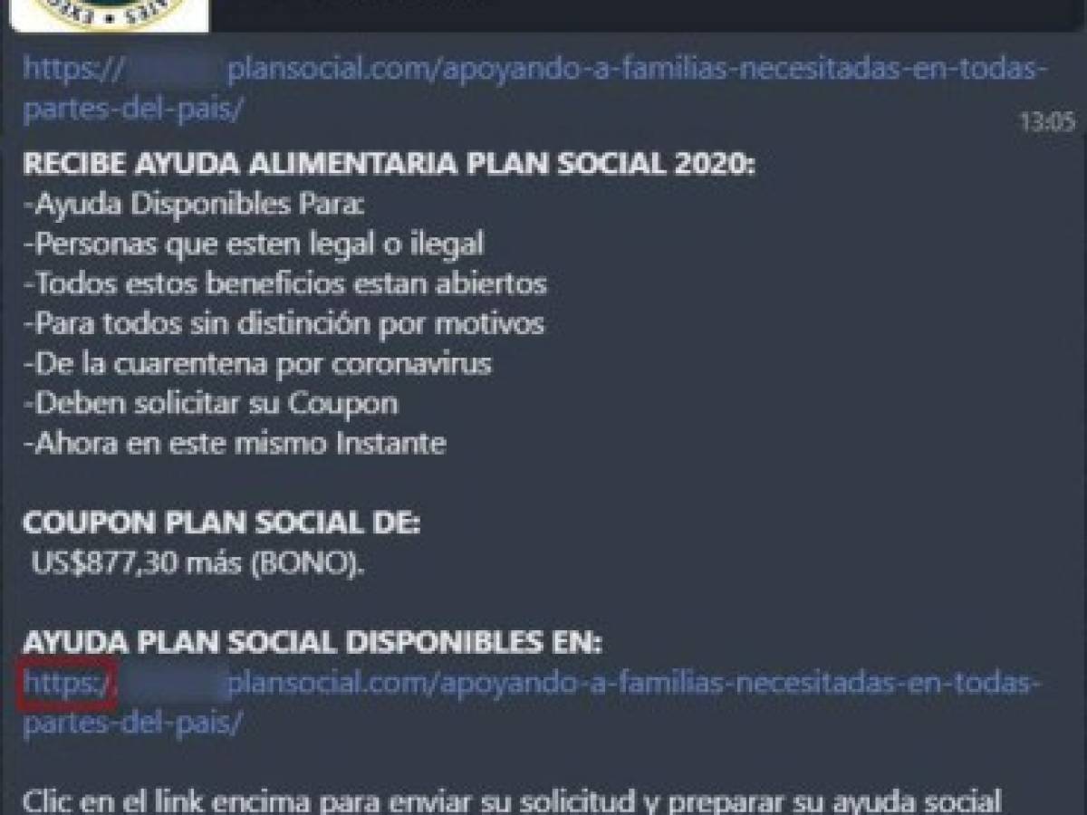 Nuevo engaño en WhatsApp ofrece un cupón de ayuda alimentaria