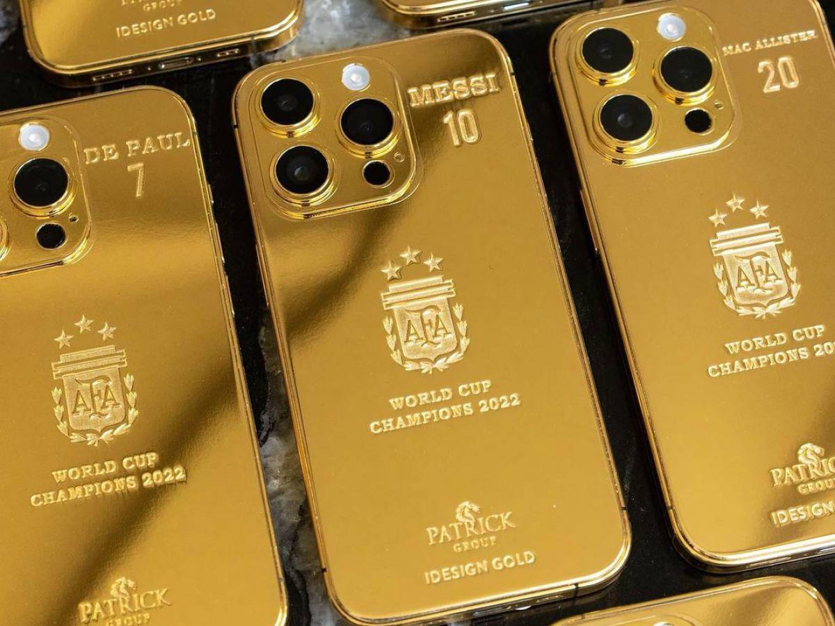Messi habría regalado un iPhone de oro a compañeros de la selección argentina