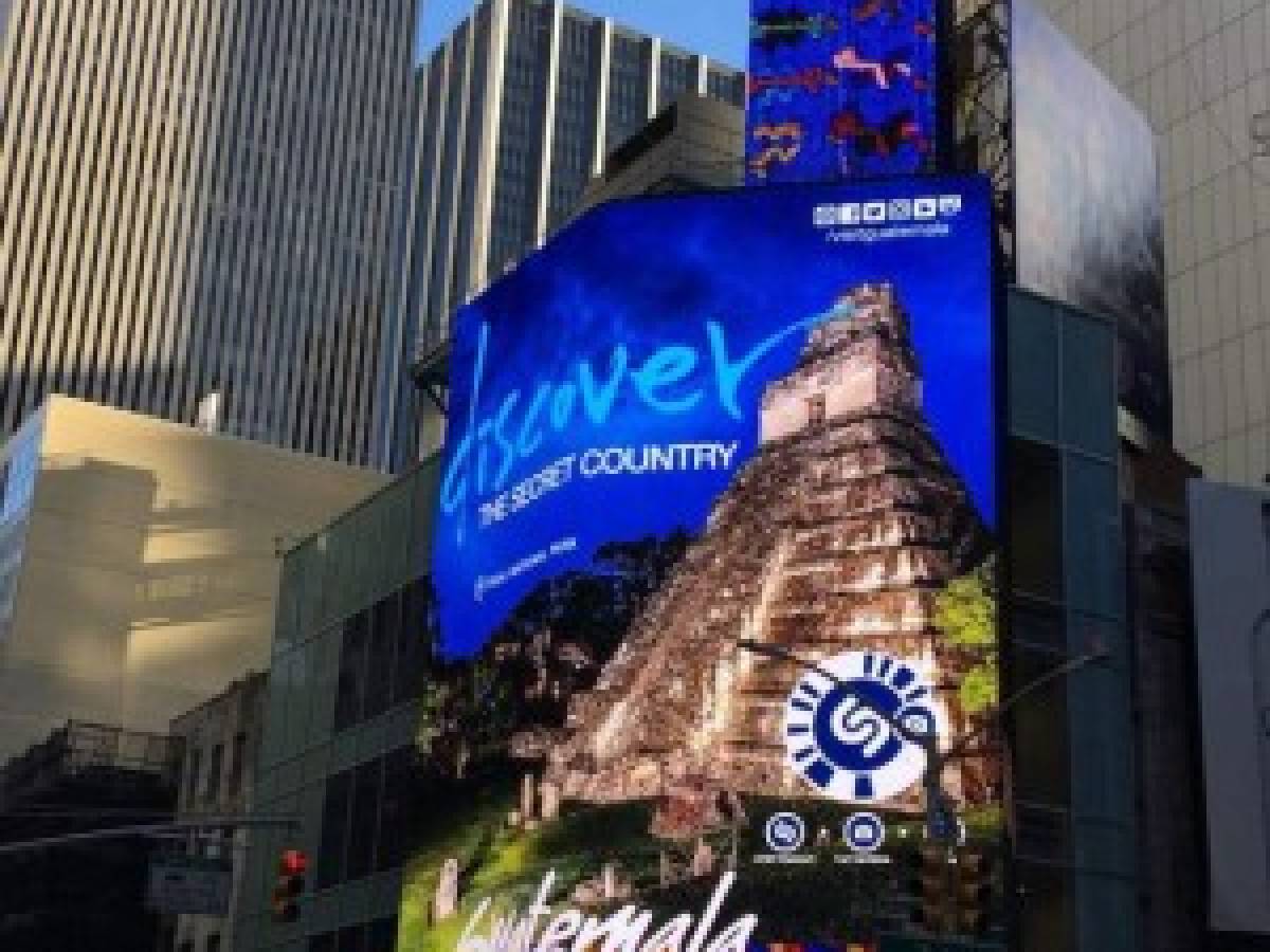 Guatemala viaja a Times Square para conquistar el turismo desde EE.UU.