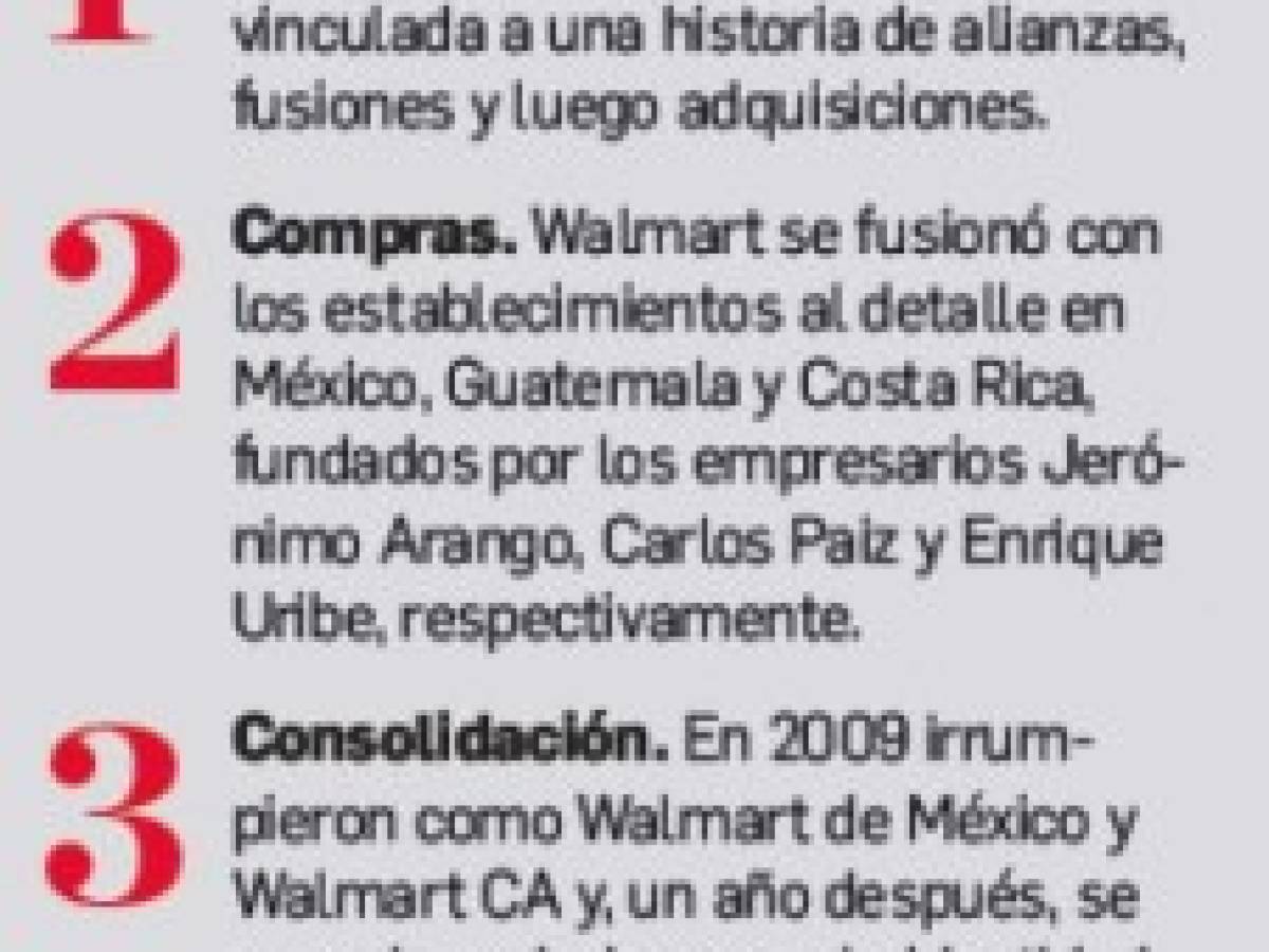 Meta de Walmart en Centroamérica al 2022: duplicar el negocio