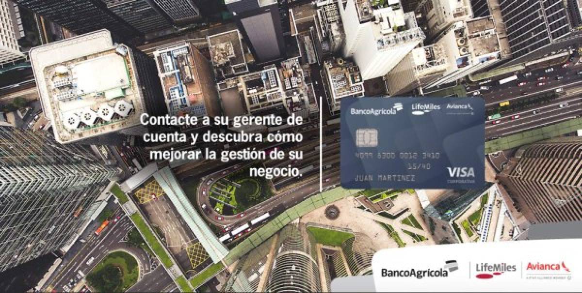 Las empresas tienen un nuevo aliado: tarjeta Visa LifeMiles Corporativa de Banco Agrícola