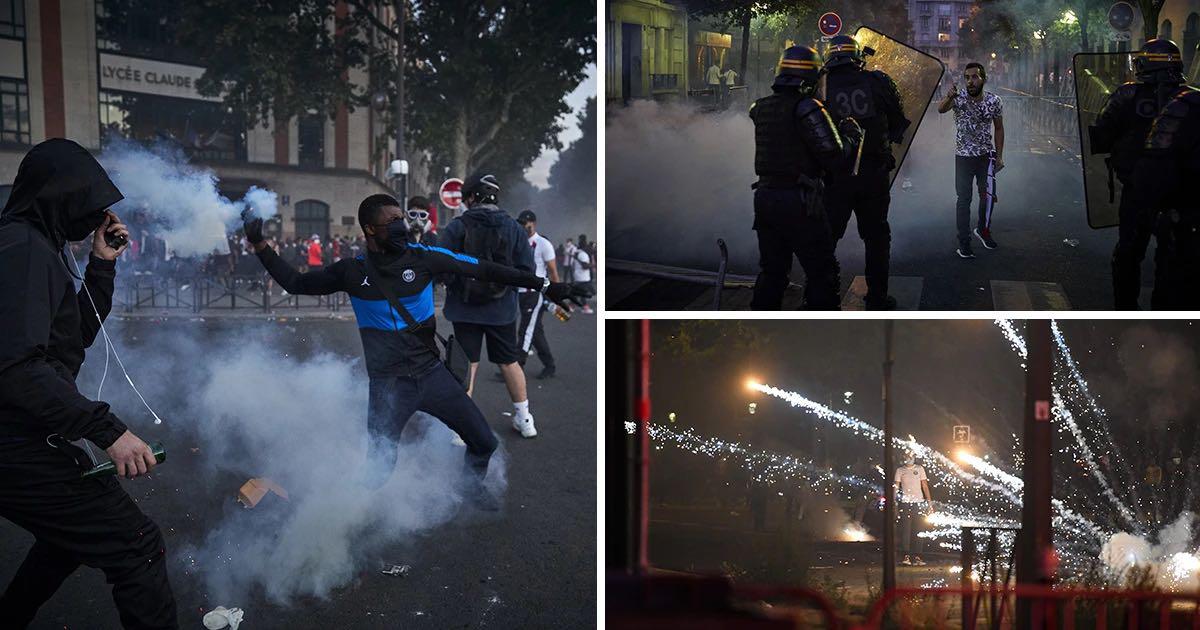 Caos en los accesos al Stade de France e ‘intrusos’ dispuestos a todo