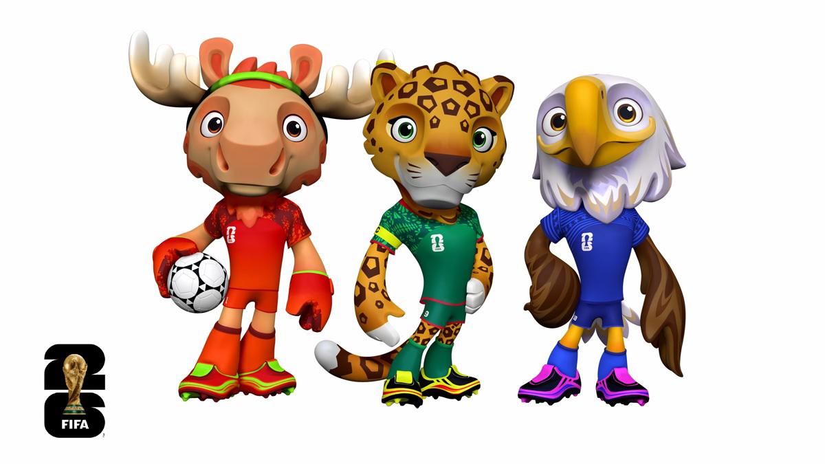 Lo que debe saber de Maple, Zayu y Clutch: mascotas del Mundial 2026