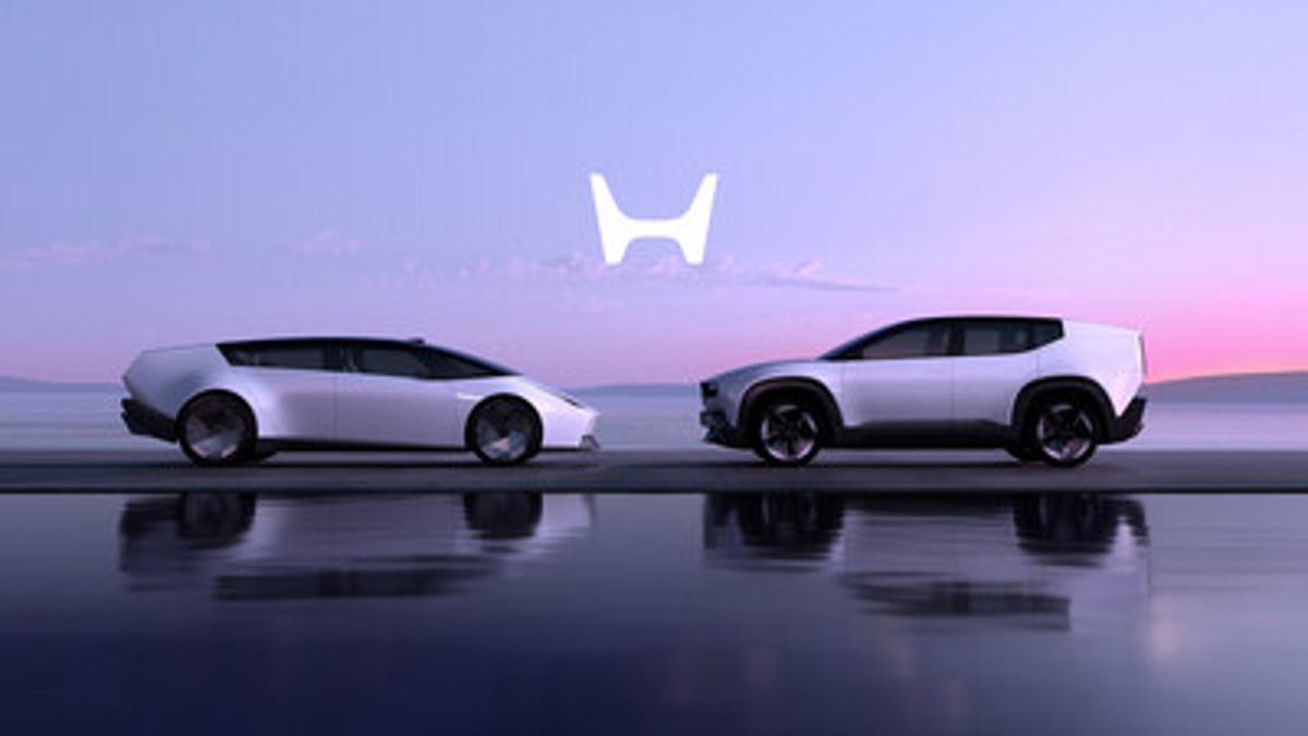 <i>Los prototipos Honda 0 Saloon y Honda 0 SUV hacen su debut mundial en CES. Honda presentó los dos primeros modelos de la nueva línea de vehículos eléctricos de batería. Los modelos de producción, basados en ambos prototipos, se lanzarán en Norteamérica en 2026, seguidos de los mercados mundiales. </i>