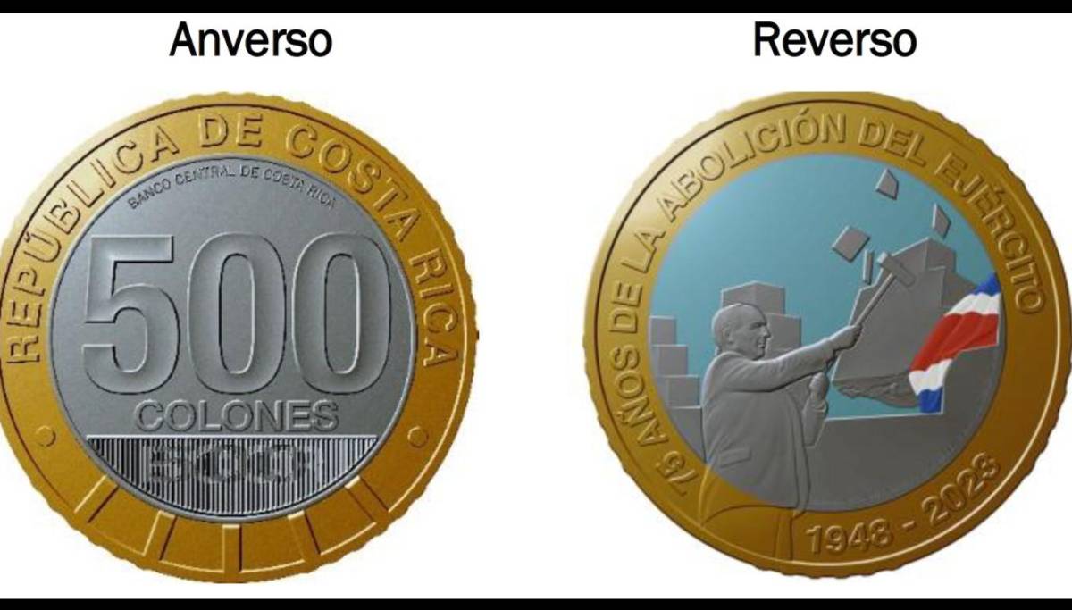 Banco de Costa Rica venderá monedas de colección de ₡500