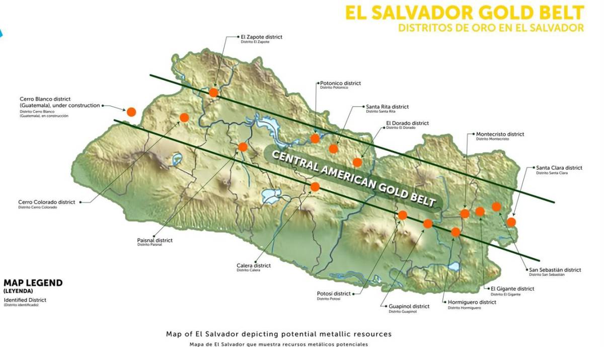 Presidente de El Salvador se declara a favor de la explotación minera