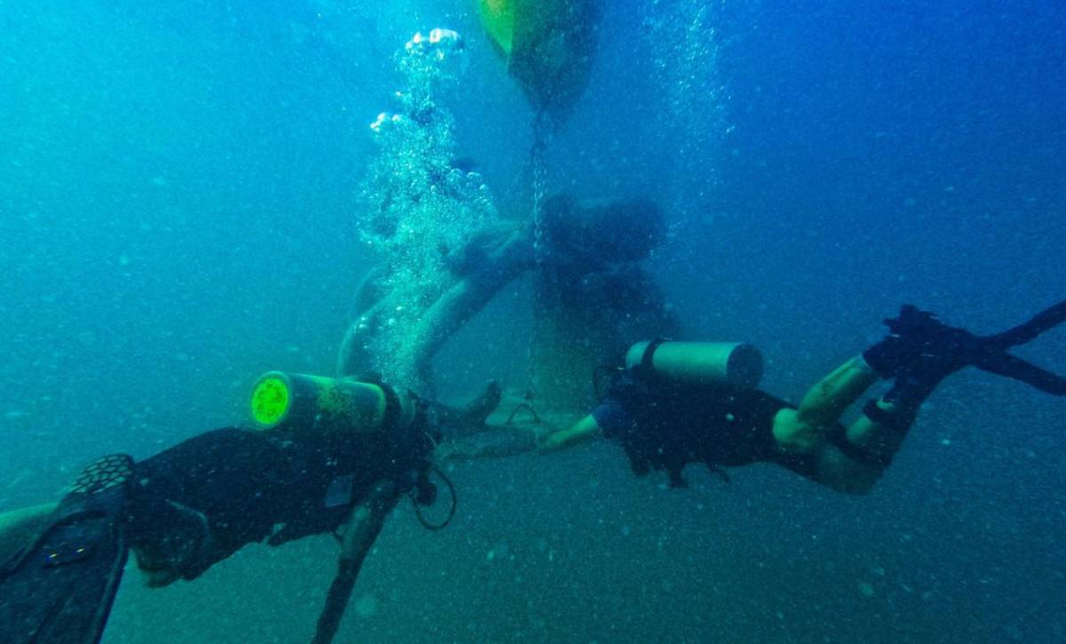 Agregan tres nuevas esculturas en el único museo submarino de Centroamérica