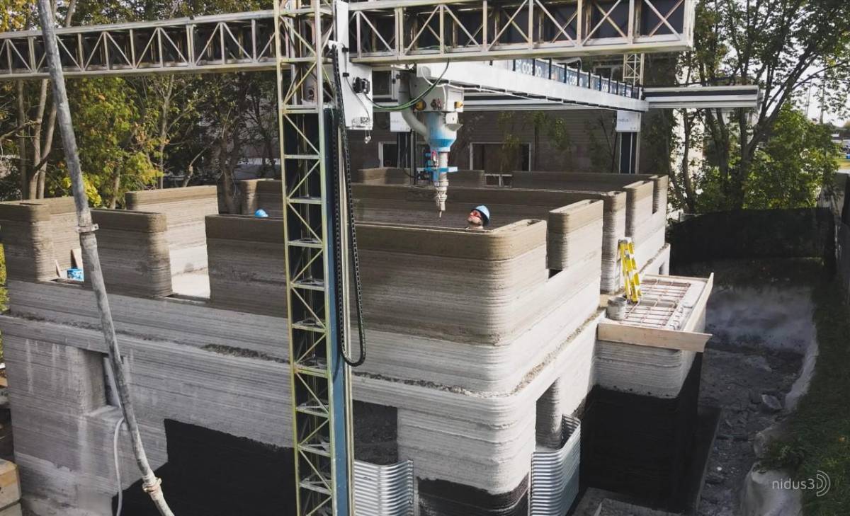 Finalizan la construcción del primer edificio impreso en tecnología 3D