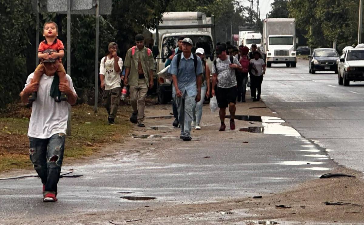 OIM: Más de 21.000 migrantes rumbo a EEUU llegaron a Honduras a julio