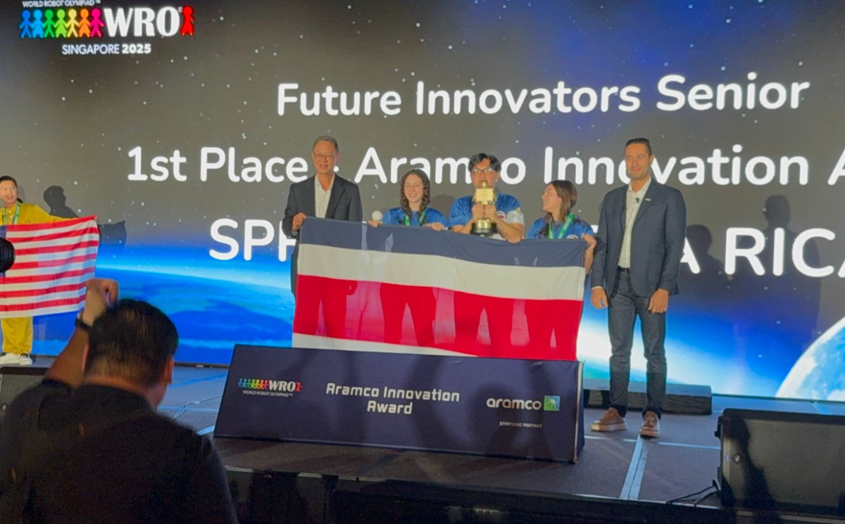 Costa Rica conquista el podio mundial de robótica con un innovador vivero espacial