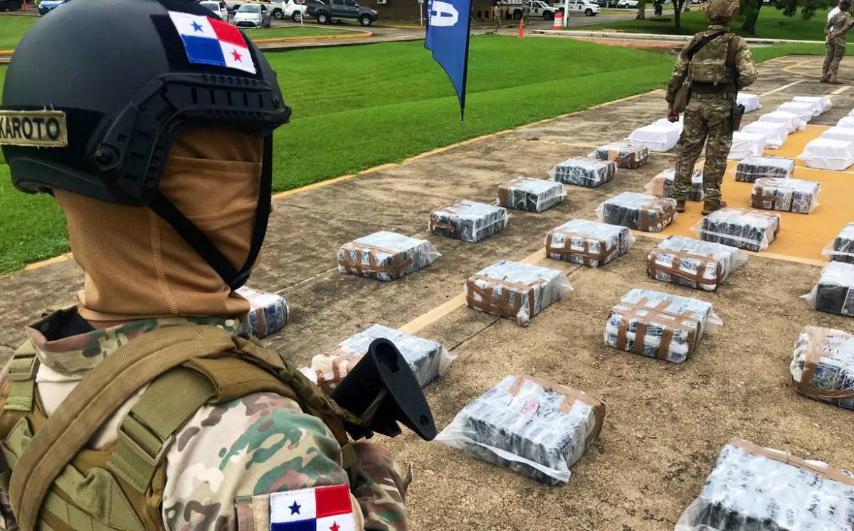 Panamá decomisa casi ocho toneladas de droga en operativos en el Pacífico