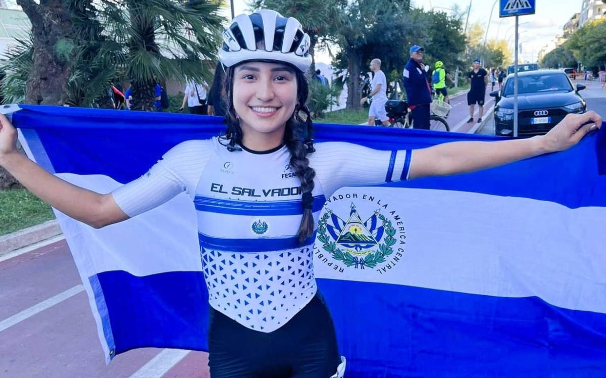 Patinadora salvadoreña gana medalla de oro en los World Skate Games 2024