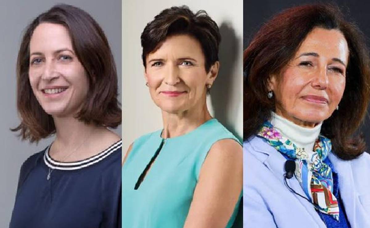 De izquierda a derecha: Anasofía Sánchez Juárez (Waze); Jane Fraser (Citigroup) y Ana Cristina Botín (Santander). Fotos: Archivo