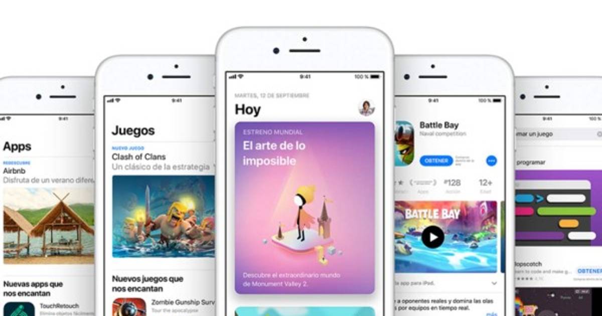 Los clientes de Apple gastaron US$1.400 millones en la App Store en una ...