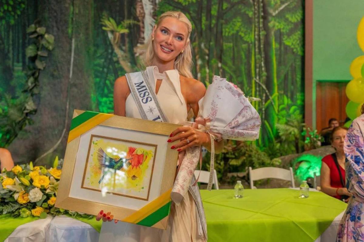 Miss Universo 2024, la danesa Victoria Kjaer, está en Honduras