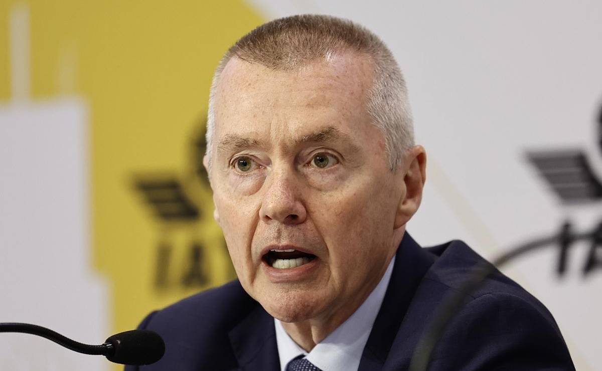 El director General de la Asociación Internacional de Transporte Aéreo (IATA), Willie Walsh, habla en la 82° Reunión Anual General de la IATAeste 8 de junio de 2026, durante la rueda de prensa de clausura en Río de Janeiro (Brasil). EFE/André Coelho