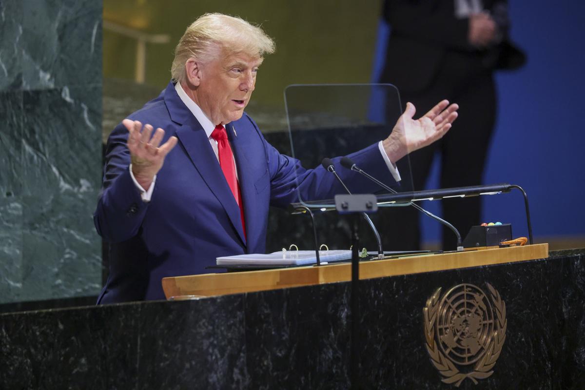 Trump pide ante la ONU 'terminar con este fracasado experimento de fronteras abiertas'