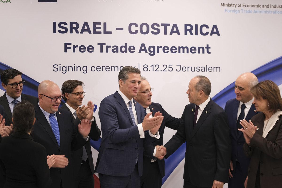 Costa Rica espera que TLC con Israel abra oportunidades comerciales y de innovación