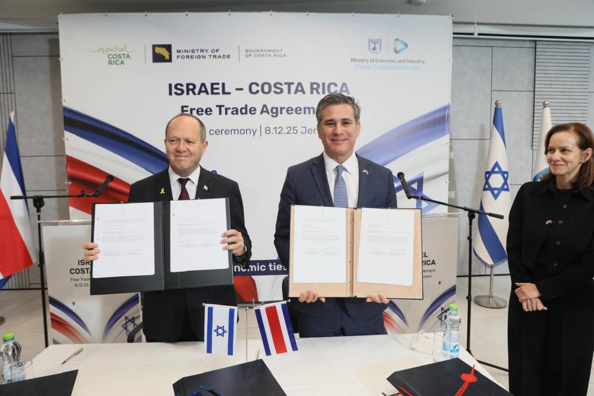 Costa Rica abrirá una oficina comercial en Jerusalén con estatus diplomático