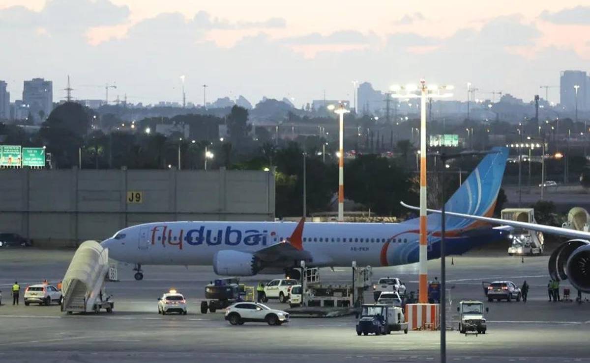 <i>El incidente involucró al vuelo </i><i><b>FZ1073 de Flydubai</b></i><i>, que había </i><i><b>partido de Emiratos Árabes Unidos con destino a Tel Aviv</b></i><i>. (Foto: EFE)</i>