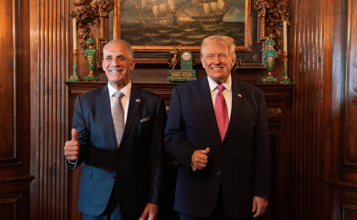 <i>El presidente estadounidense, Donald Trump, declaró que él y su homólogo hondureño, Nasry Asfura, hablaron sobre comercio e inversión. Foto de cortesía</i>