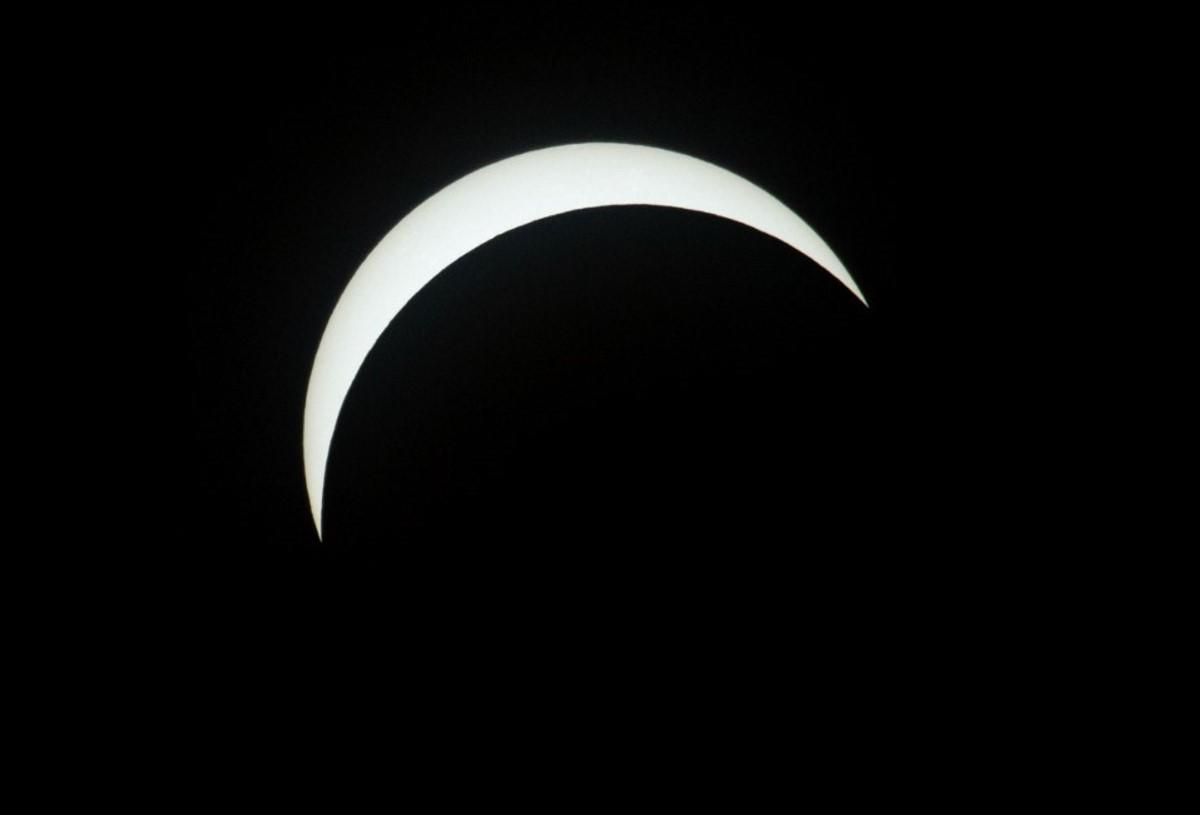 Así el eclipse total que atravesó América del Norte