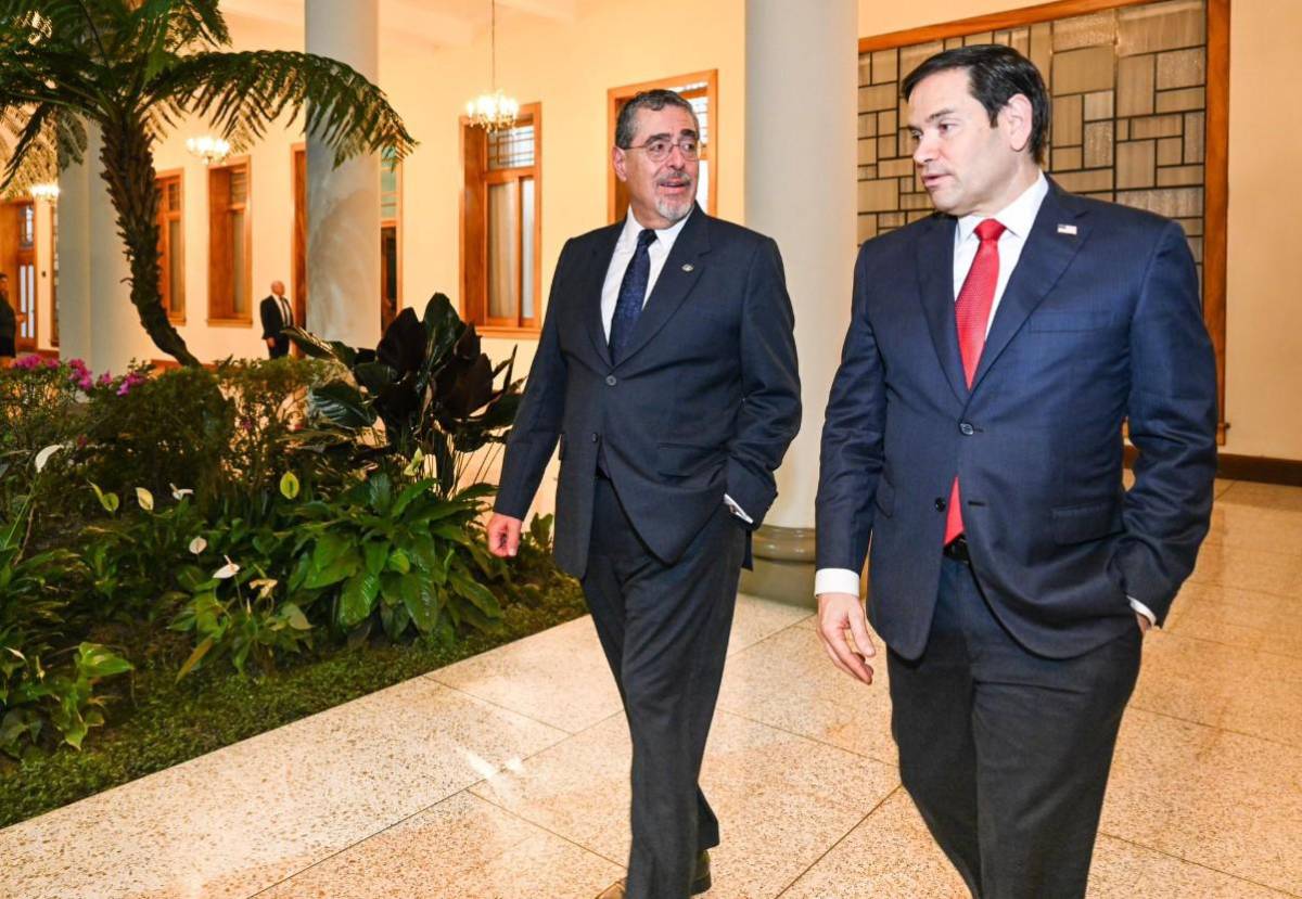 Marco Rubio en Guatemala: migración y seguridad, principales temas en encuentro con presidente Arévalo