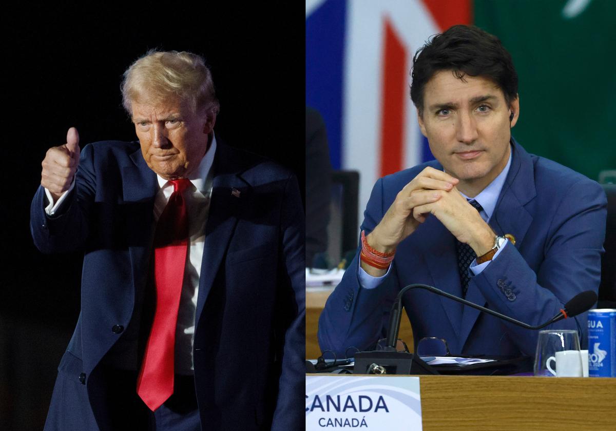 ¿De qué hablaron Trudeau y Trump en medio de la guerra comercial lanzada por EEUU?