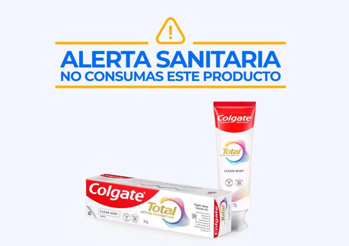 ¿Por qué están retirando la pasta dental Colgate Total Clean Mint?