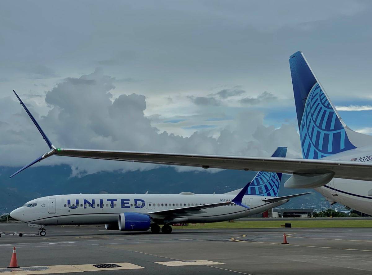 United Airlines aumenta vuelos que conectan Costa Rica con EEUU