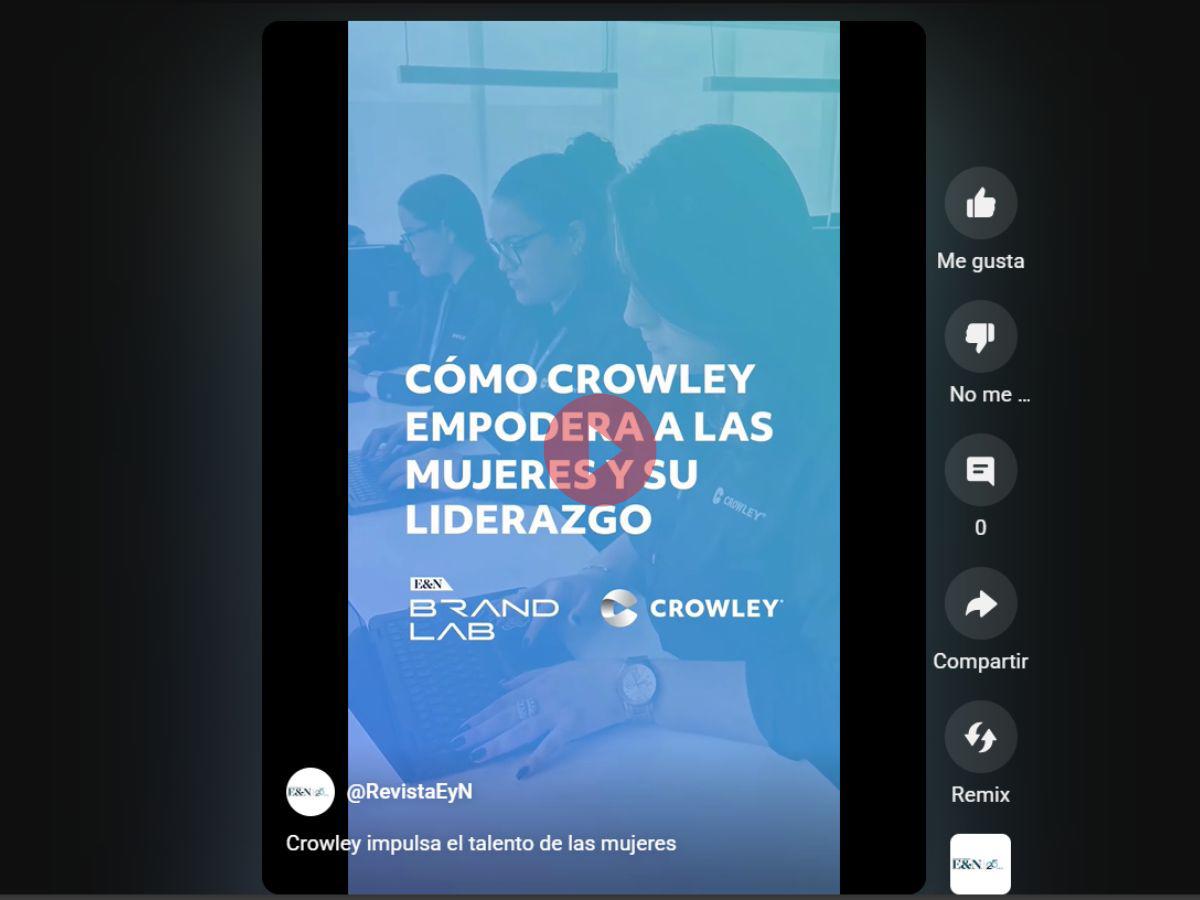 Crowley impulsa el talento de las mujeres