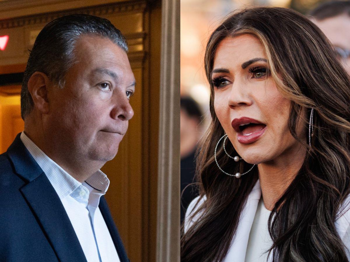 Esto pasó entre Alex Padilla y la secretaria de Seguridad Interna de EEUU, Kristi Noem