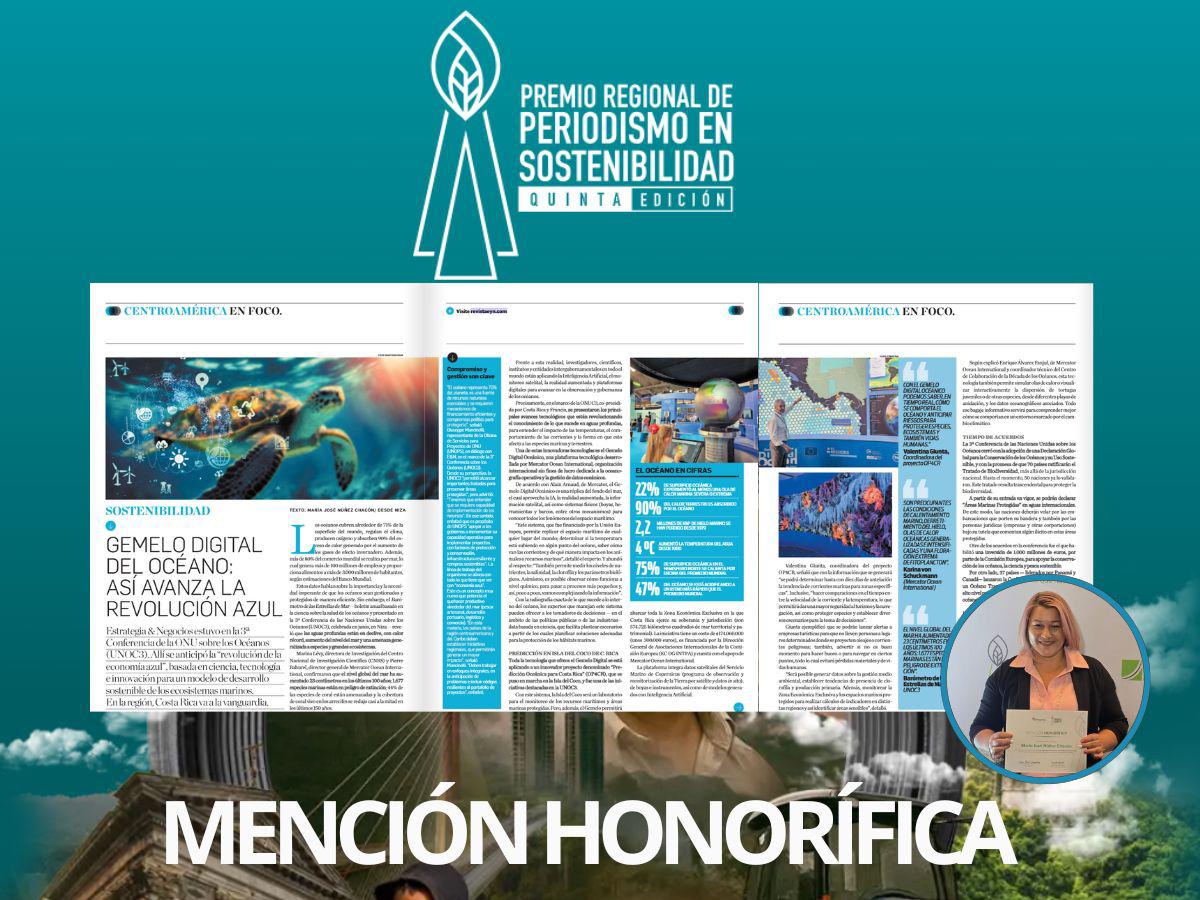 Premio Regional de Periodismo en Sostenibilidad: E&amp;N con Mención Honorífica en edición 2025